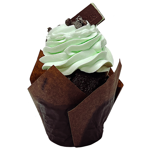 Chocolate Chip N Mint cupcake